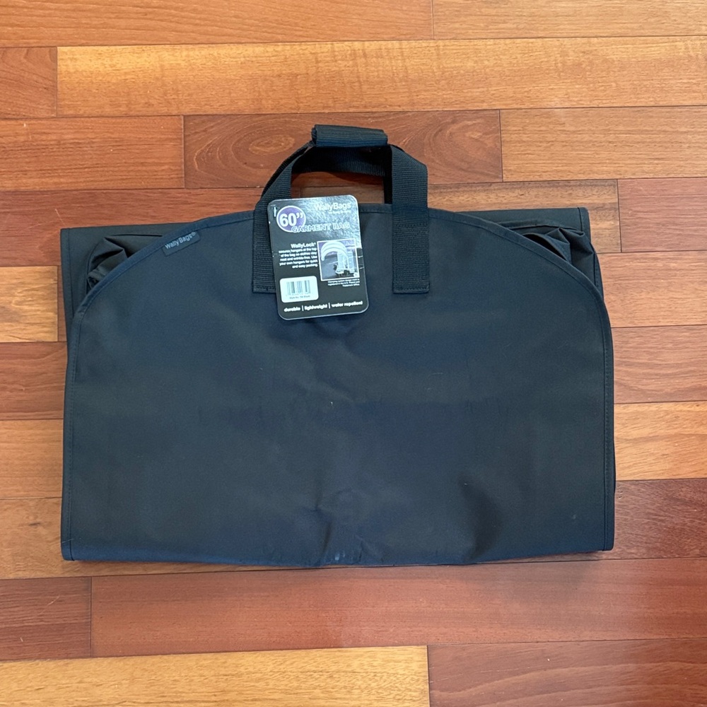 Black WallyBags Garment Bag